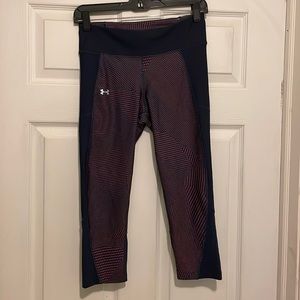 Under Armour athletic pants. Crop length (mid-shin) women’s size medium